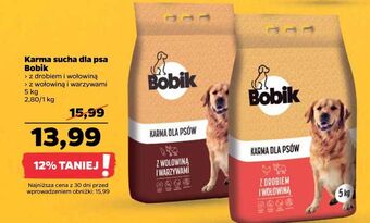 Netto Karma dla psa z wołowiną i warzywami bobik oferta