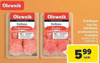 Carrefour Kiełbasa sucha olewnik oferta
