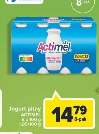 Carrefour Jogurt classic danone actimel oferta