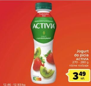 Globi Jogurt truskawka-kiwi danone activia oferta