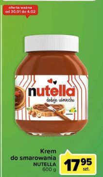 Carrefour Express Krem czekoladowo-orzechowy nutella oferta