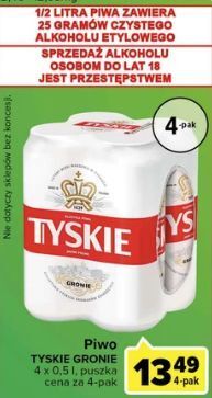 Carrefour Express Piwo tyskie gronie oferta