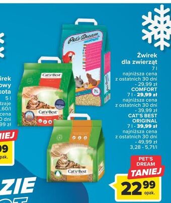 Carrefour Żwirek comfort cat's best oferta