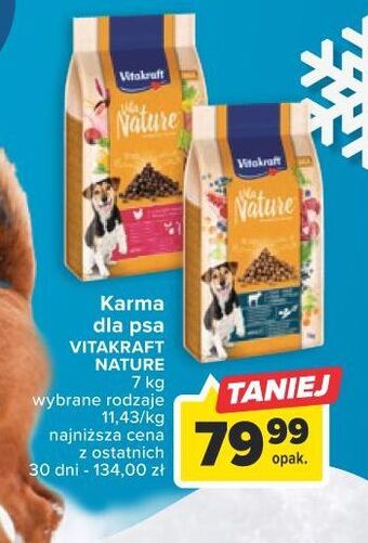 Carrefour Karma dla psa kurczak z burakiem vitakraft vita nature oferta