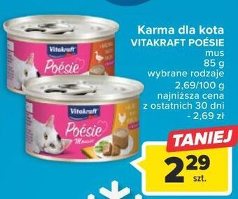 Carrefour Kurczak w sosie vitakraft poesie deli sauce oferta