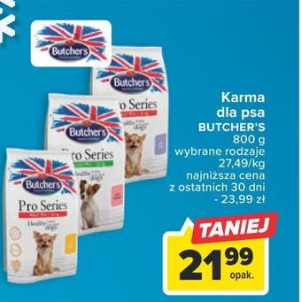 Carrefour Karma dla psa z kurczakiem butcher's pro series oferta