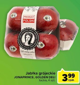 Carrefour Jabłka grójeckie Jonaprince, Golden Deli 4szt. oferta