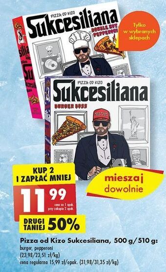 Biedronka Pizza burger boss sukcesiliana oferta