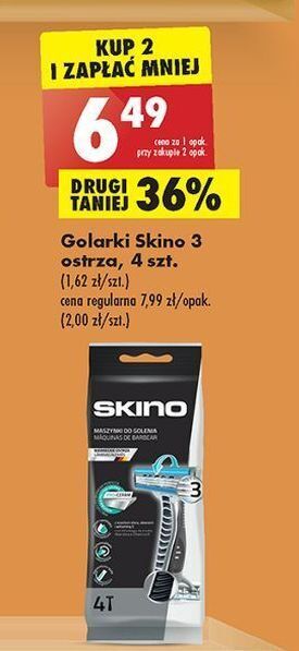 Biedronka Maszynka do golenia skino 3 oferta