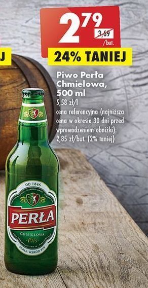 Biedronka Piwo perła chmielowa oferta
