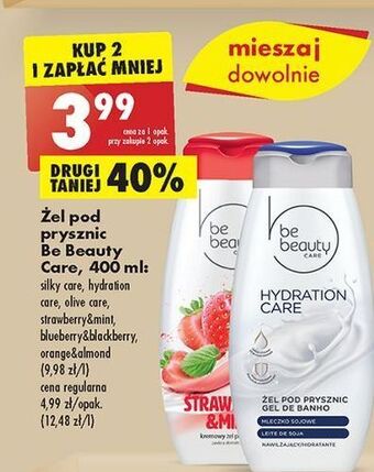 Biedronka Żel pod prysznic silky care be beauty care oferta