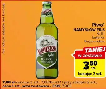 Carrefour Namysłów Piwo Pils 0,5l oferta