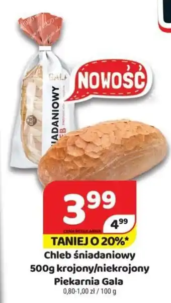 Delfin Piekarnia Gala Chleb śniadaniowy 500g krojony/niekrojony oferta