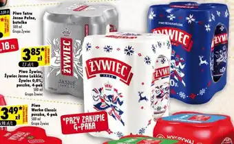 Premium Nasz Sklep Grupa Żywiec piwo żywiec, żywiec jasne lekkie, żywiec 0,0% puszka 4x500ml oferta