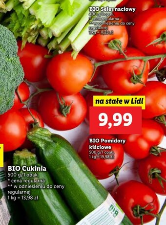 Lidl BIO Pomidory kiściowe 500g oferta