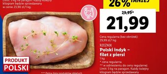 Rzeźnik Polski indyk-filet z piersi 1kg