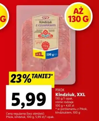 Lidl Pikok Kindziuk, XXL 130g oferta