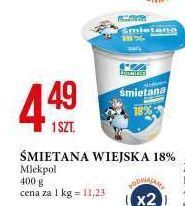 E.Leclerc Śmietana 18 % rolmlecz oferta
