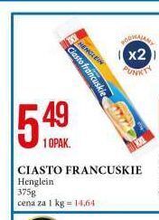 E.Leclerc Ciasto francuskie henglein oferta