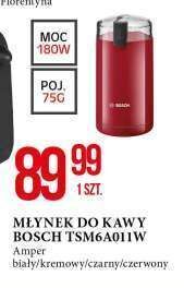 E.Leclerc Młynek do kawy tsm6a011w czerwony bosch oferta