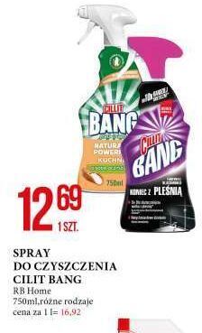 E.Leclerc Spray do czyszczenia pleśń i czarne osady cillit bang power cleaner oferta