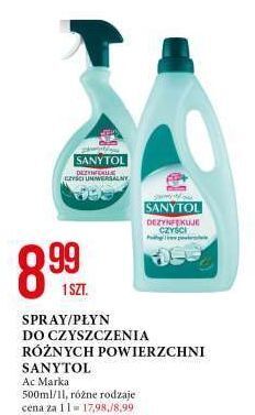 E.Leclerc Płyn dezynfekujący i czyszczący podłodi inne powierzchnie eukaliptus sanytol oferta