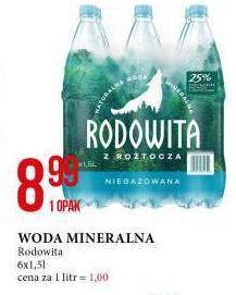 E.Leclerc Woda niegazowana rodowita z roztocza oferta