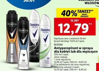 Lidl Antyperspirant rexona men cobalt dry oferta