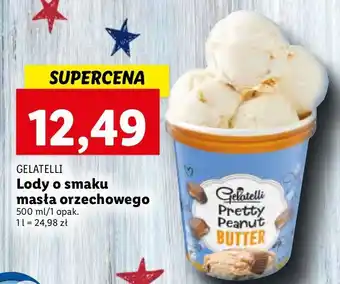 Lidl Lody z masłem orzechowym gelatelli oferta