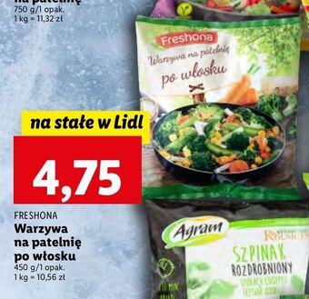 Lidl Warzywa na patelnię po włosku freshona oferta