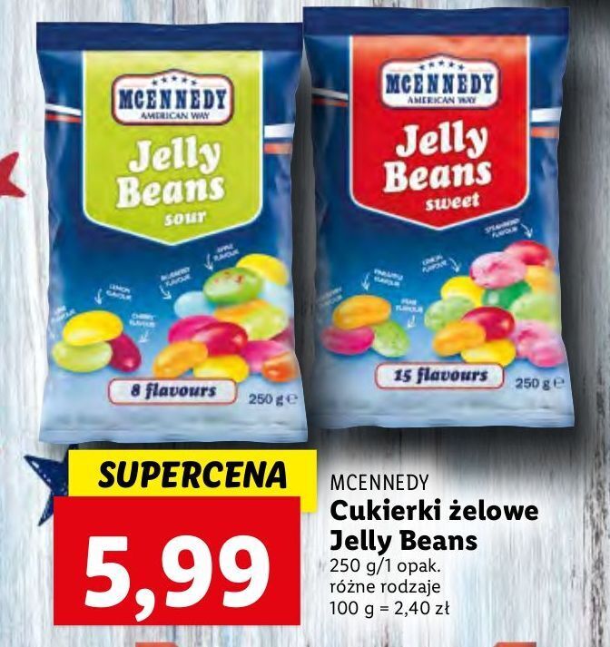 Promocja Cukierki jelly beans sweet mcennedy w Lidl