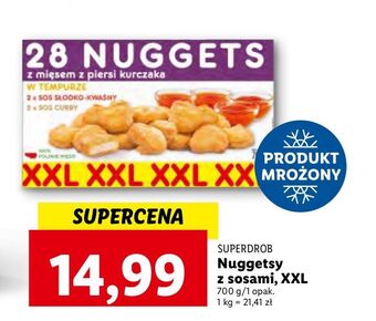 Lidl Nuggetsy + 4 sosy superdrob oferta