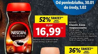 Lidl Kawa nescafe classic oferta