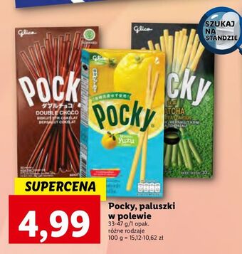 Lidl Paluszki double choco pocky oferta