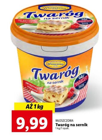 Lidl Twaróg na sernik włoszczowa oferta