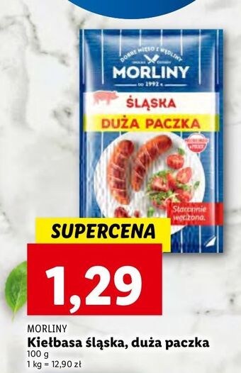 Lidl Kiełbasa śląska morliny oferta