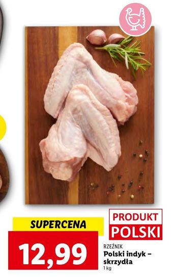 Lidl Skrzydła z indyka rzeźnik codzienna dostawa oferta