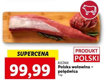 Lidl Polędwica wołowa rzeźnik codzienna dostawa oferta