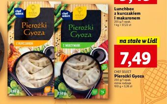 Lidl Pierożki gyoza z warzywami chef select oferta