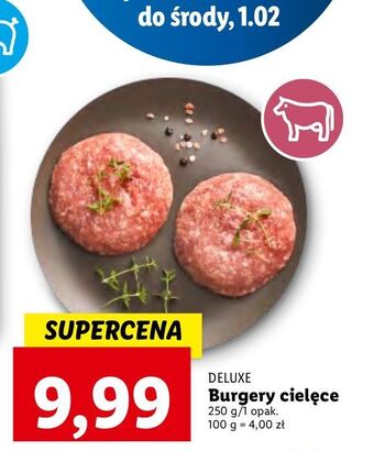 Lidl Burgery z cielęciny deluxe oferta