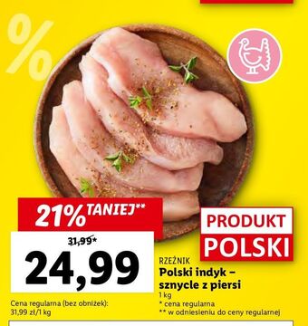 Lidl Sznycel z piersi indyka rzeźnik codzienna dostawa oferta