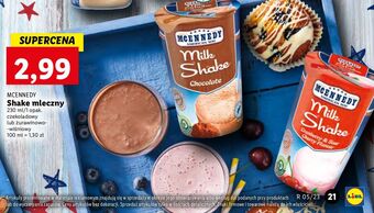 Lidl Shake mleczny czekolada mcennedy oferta