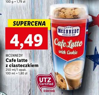Lidl Napój cafe latte mcennedy oferta