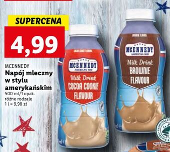 Lidl Napój mleczny brownie mcennedy oferta