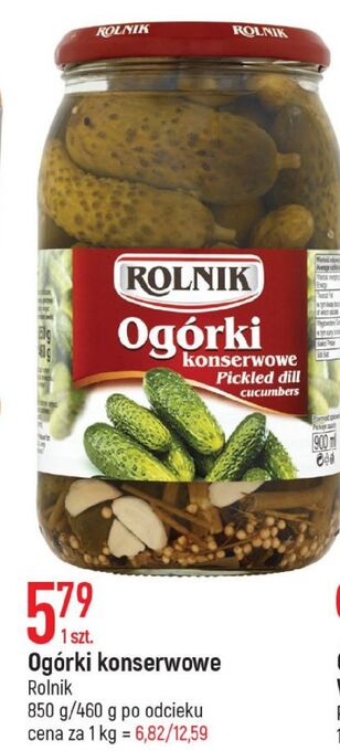 E.Leclerc Ogórki konserwowe rolnik oferta
