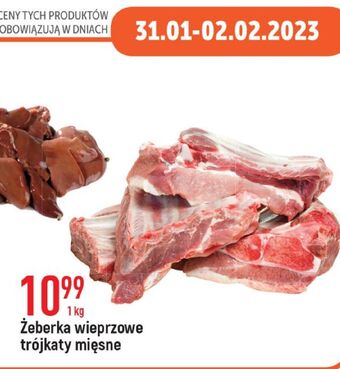 E.Leclerc Żeberka wieprzowe trójkąty oferta