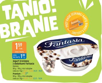 E.Leclerc Jogurt z kulkami w czekoladzie danone fantasia oferta