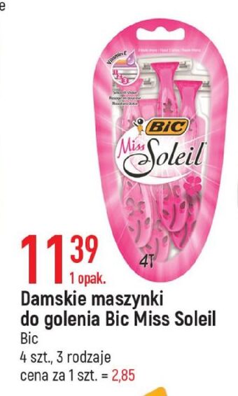 E.Leclerc Maszynka do golenia pink bic miss soleil oferta