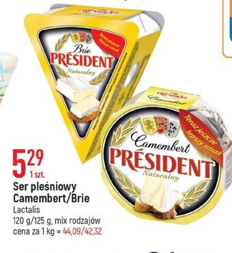 Ser camembert naturalny president