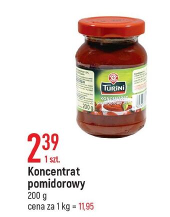 E.Leclerc Koncentrat pomidorowy 30 % wiodąca marka turini oferta